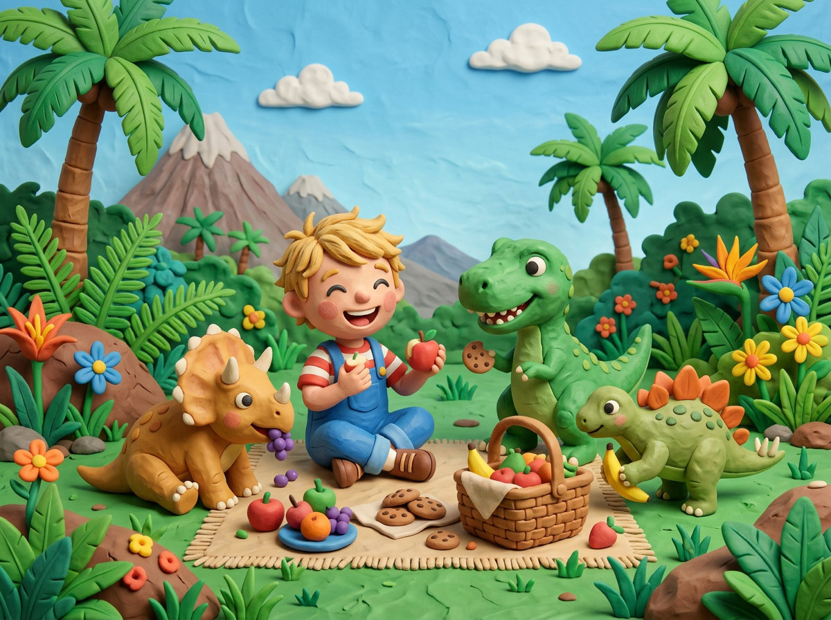 Noahs Dinosaurier-Tag – Innenseite